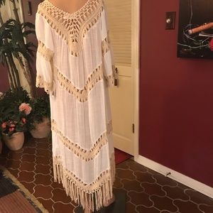 NWT 🌺 Bohemian Dreamers Boutique Crochet Coverlet